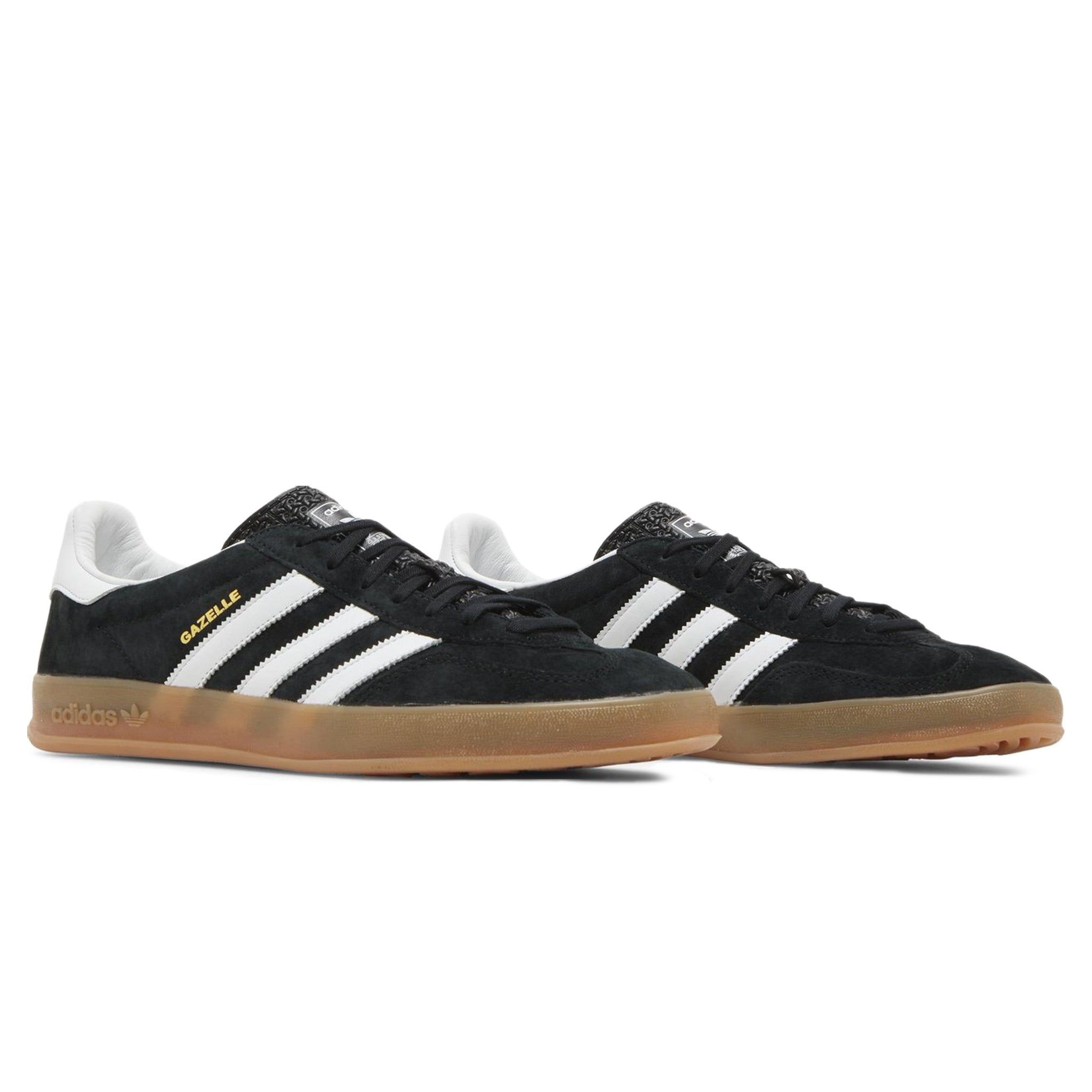 Adidas Gazelle Sneakers - Black & White Gum Sole - Classic Retro Running Shoes for Men & Women - Perfect for Casual Wear, Gym & Street Style