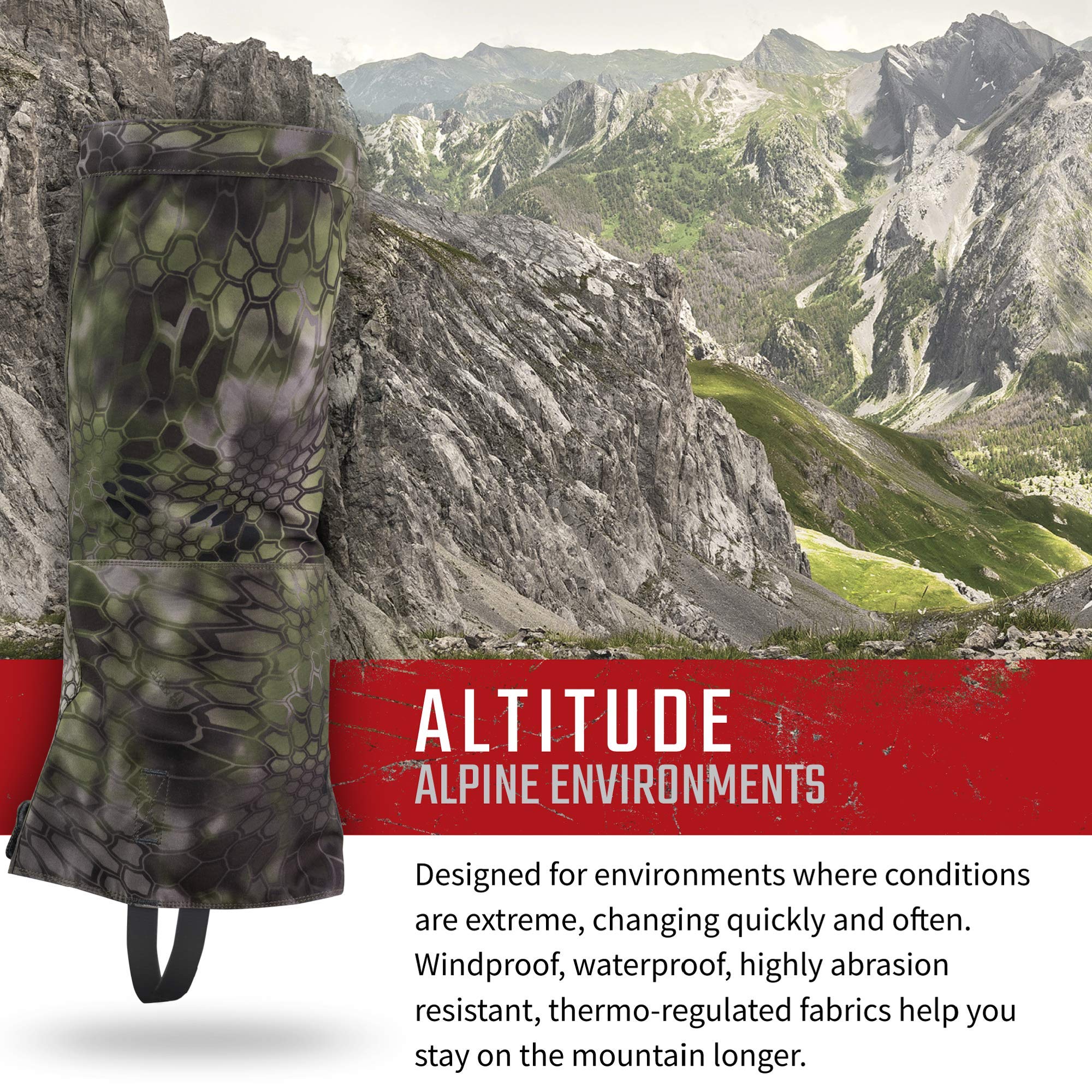 Kryptek Men's Takur Gaiter Hunting Neck Gaiter - Camo Face Mask for Hunting, Outdoor & Cold Weather Protection