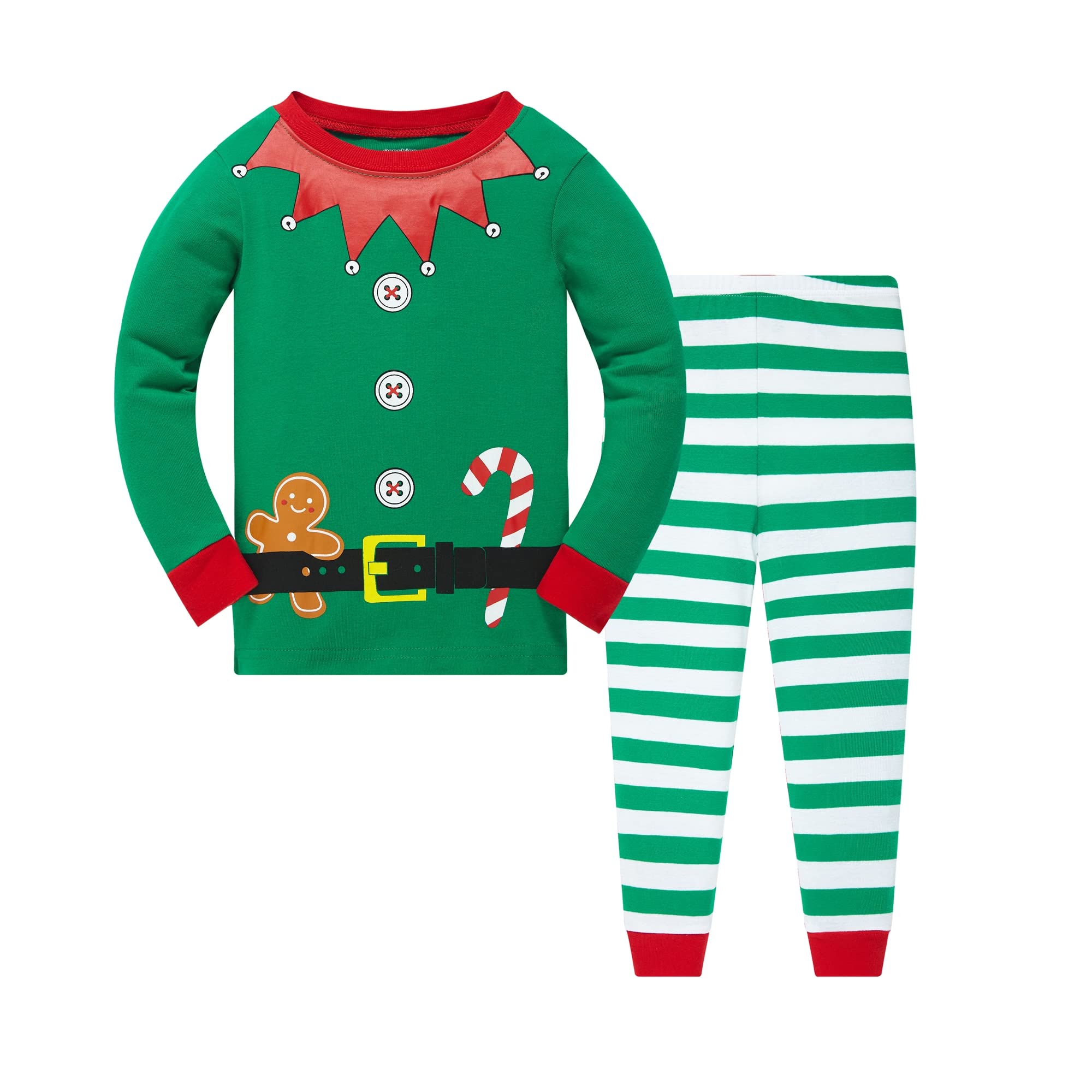 Christmas Pajamas for Kids - Santa & Snowman Sleepwear for Holiday Nights