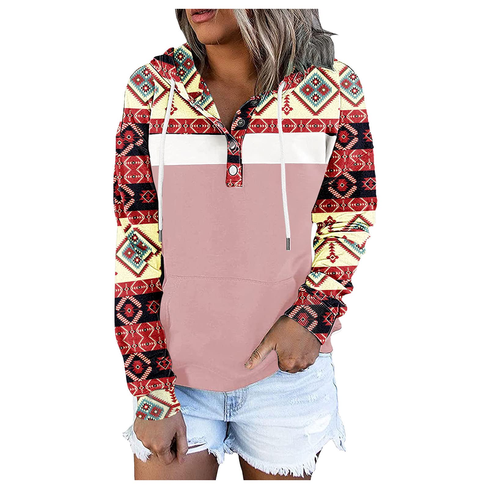 Women's Hoodie Pullover Sweatshirt - 2022 Fall Long Sleeve Crewneck Tunic Tops | Casual Wear, Loungewear & Outdoor Activities