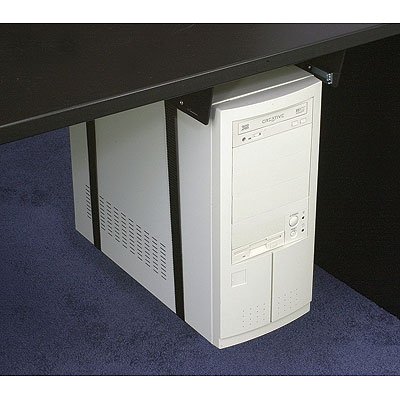 Adjustable Under Desk CPU Tower Mount with Sliding Design & High-Tensile Straps - CS-22 (5-Pack) | Perfect for Office Workstations, Gaming PC Setups & Space-Saving Home Desks