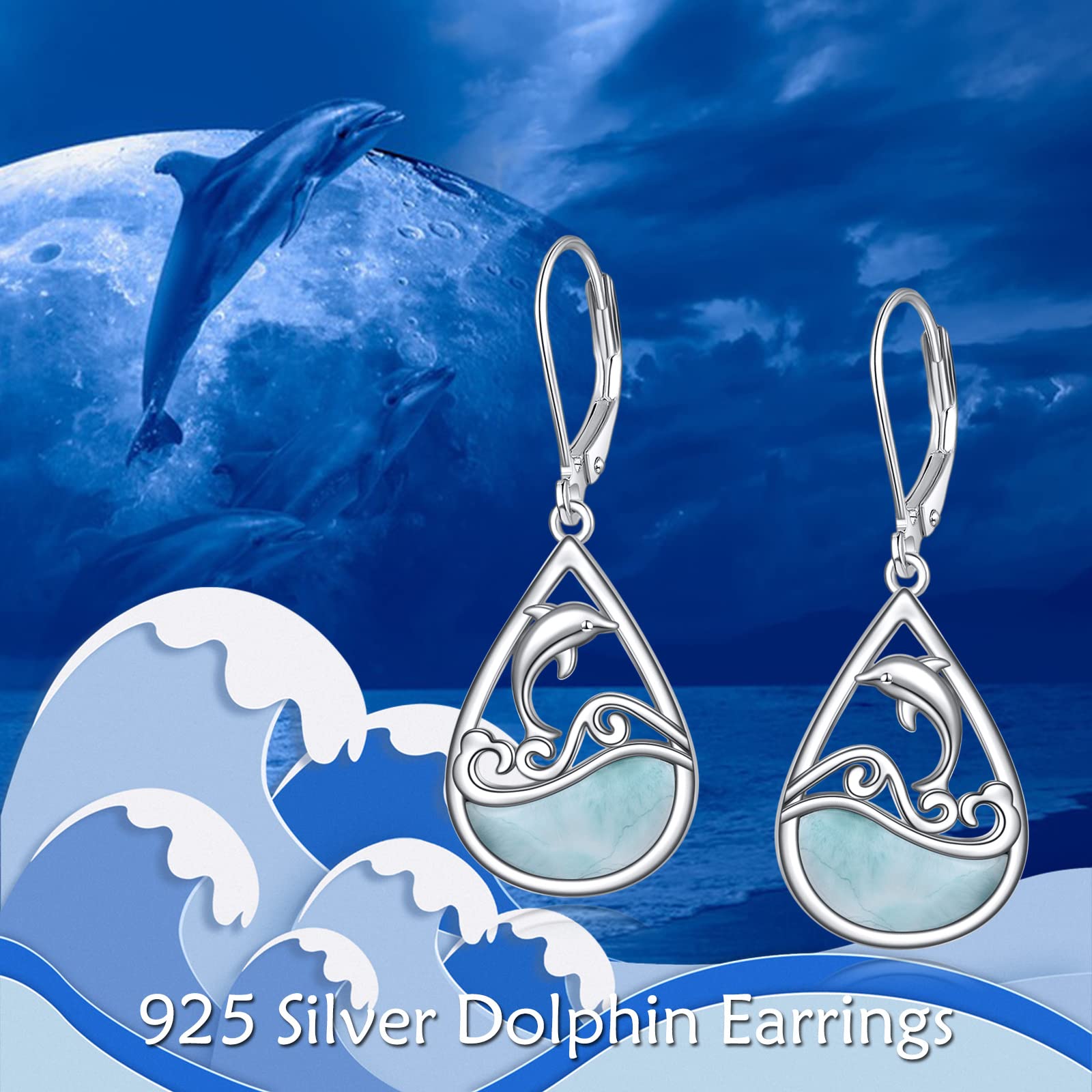 925 Sterling Silver Phoenix Hummingbird Bee Stingrays Dolphin Dangle Drop Earrings for Women - Elegant Nature-Inspired Jewelry Gift for Her, Perfect for Parties, Weddings & Everyday Wear