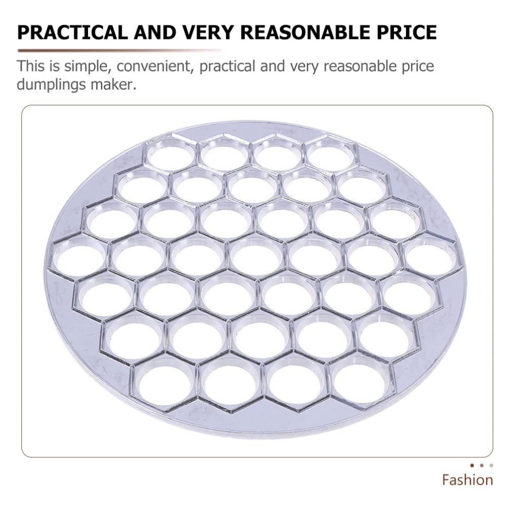 Cabilock 37-Hole Dumpling Maker - Plastic Dumpling Press Mold for Pelmeni, Ravioli & Dumplings - Includes Rolling Pin - Perfect for Homemade Dumplings, Pastry & Kitchen Cooking Tools - Ideal for Family Meals, Party Snacks & Asian Cuisine Preparation