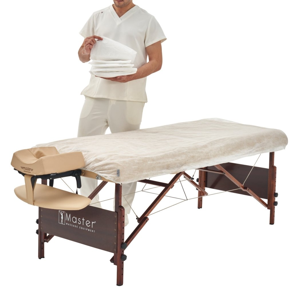 Disposable Massage Table Covers (Pack of 10) - Waterproof & Hygienic Fitted Sheets for Professional Spa, Salon, and Home Use - Perfect for Deep Tissue, Swedish, and Sports Massage Therapy