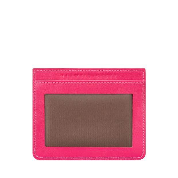 Maxwell Scott Lorento Women's Genuine Nappa Leather Wallet in Hot Pink - Slim RFID Blocking Credit Card Holder for Everyday Use & Travel