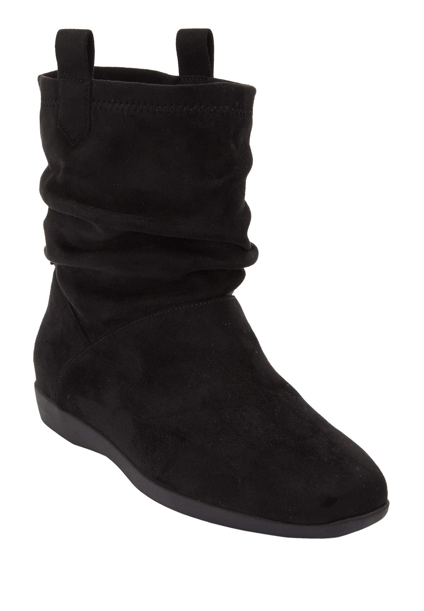 Comfortview Women's Wide Width The Demy Bootie - Stylish & Comfortable Ankle Boots for Work, Casual & Outdoor Wear