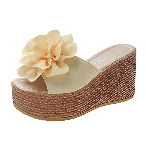 MLAGJSS Women's Wedge Sandals - Comfortable Platform Dress Shoes with Chunky Heels & Closed Toe for Summer Outfits | Perfect for Beach, Office & Casual Wear