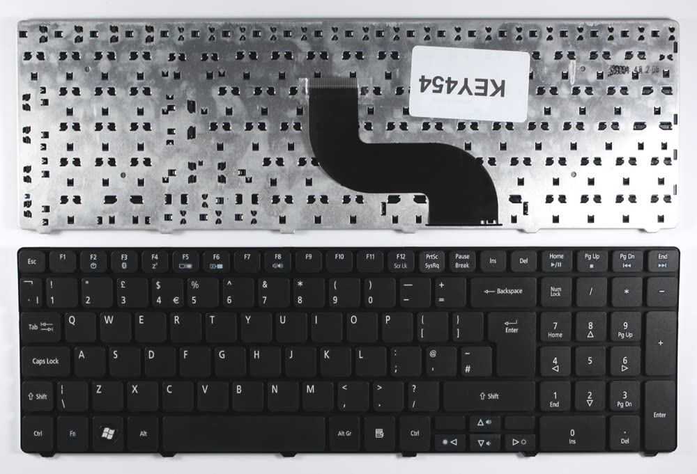 UK Layout Black Replacement Laptop Keyboard for Acer Travelmate 8571 | Compatible with Acer Travelmate 8571 Series | Perfect for Typing, Coding & Office Work