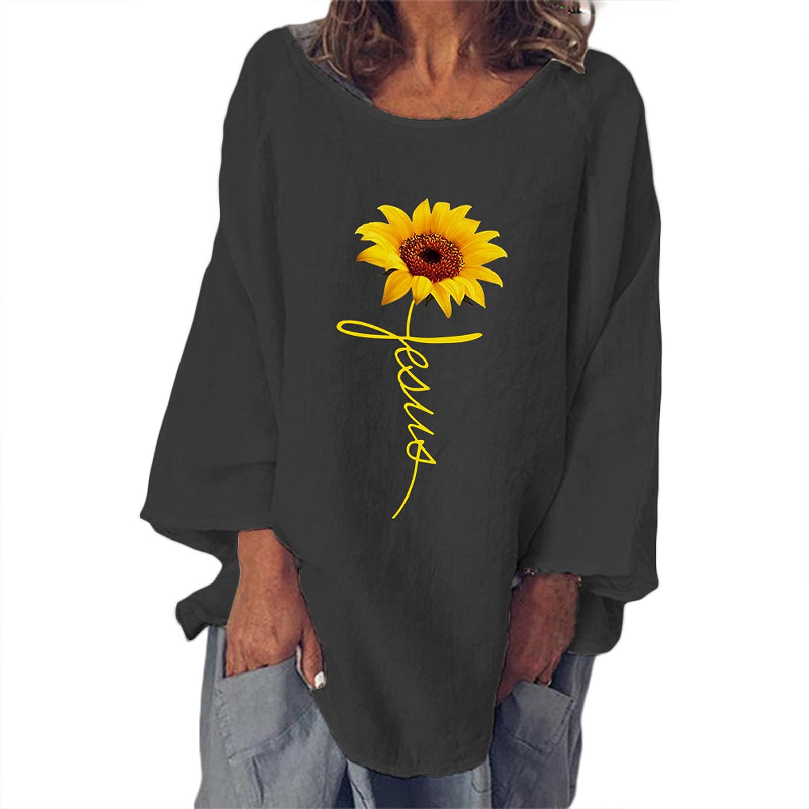 Stylish Blue Button Down Shirt for Women - 3/4 Sleeve & Long Sleeve Options | Christian T-Shirts & Dress Shirts | Perfect for Church, Office & Casual Wear