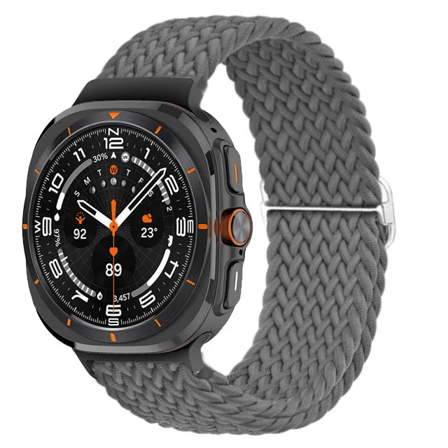 Premium Braided Nylon Loop Strap for Samsung Galaxy Watch Ultra - Durable, Comfortable & Adjustable for Sports, Workouts & Everyday Wear