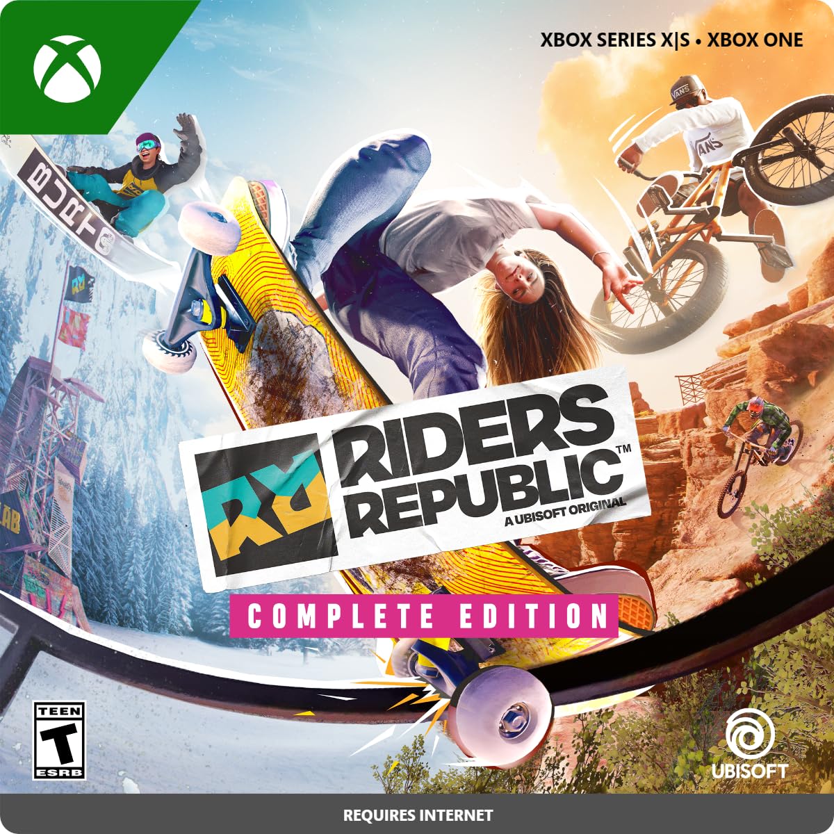 Riders Republic - Complete Edition - Xbox One & Series X|S Digital Download Code - Extreme Sports Game for Adventure & Multiplayer Racing