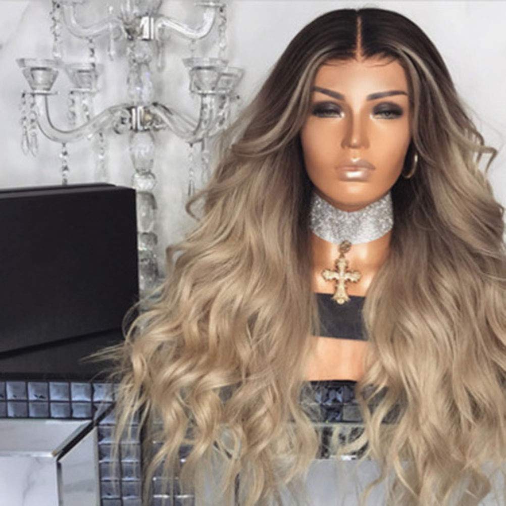 1pc Green Synthetic Cosplay Wig for Women - Extra Long Curly Hair Extensions & Dress Up Wig | Perfect for Halloween, Cosplay, Parties & Costume Events