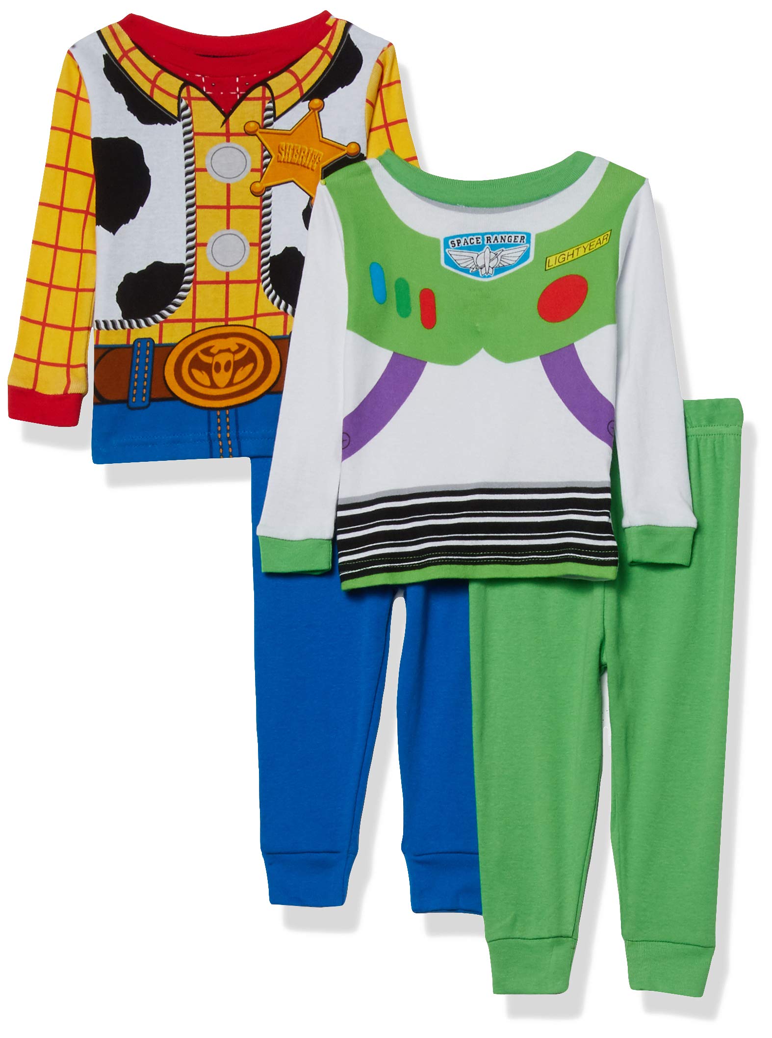 Disney Toy Story Boys' Cotton Pajama Set - Soft & Comfortable Sleepwear for Kids | Perfect for Bedtime, Sleepovers & Movie Nights