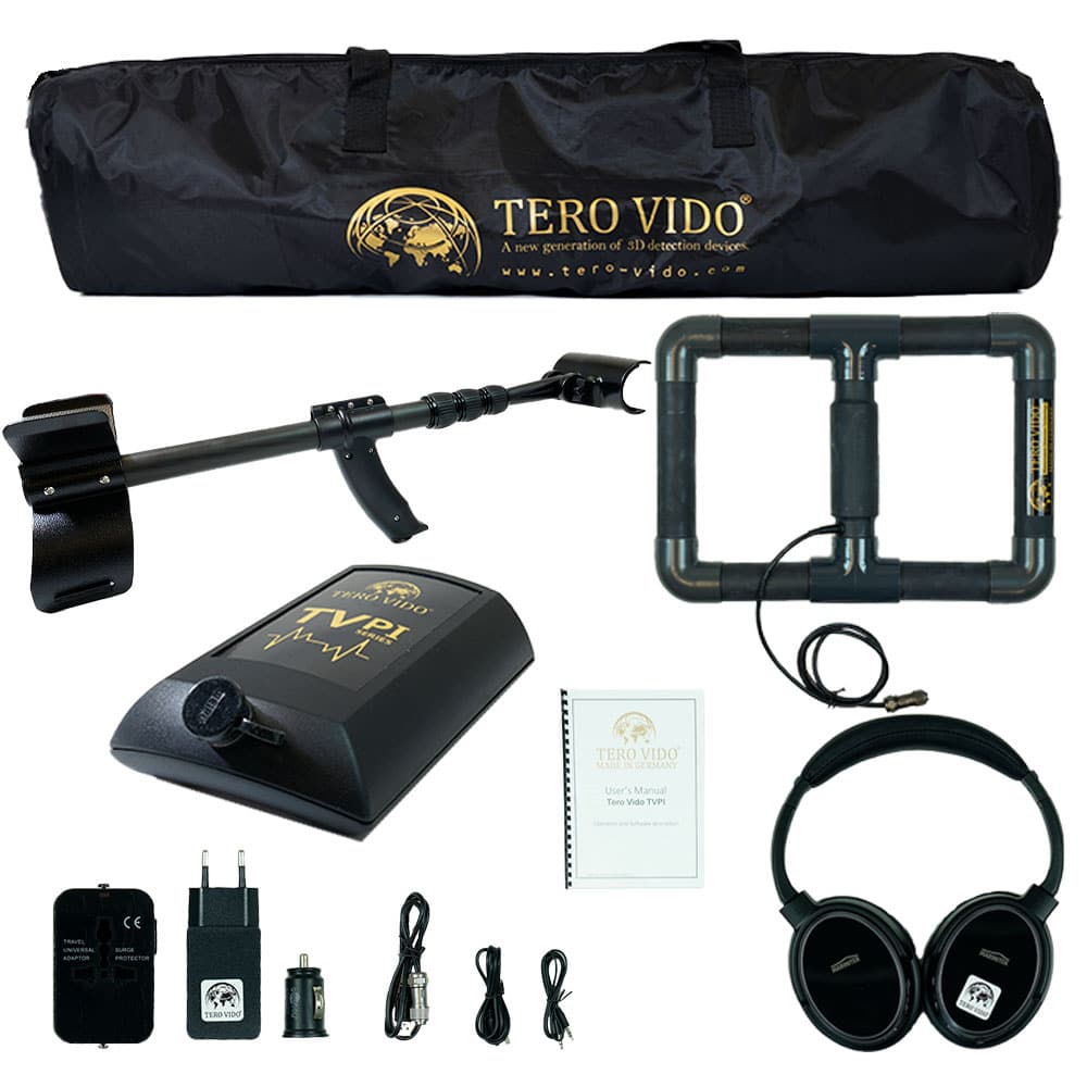 Tero Vido TVPI Pro Edition Metal Detector - Professional Gold & Treasure Hunting Equipment for Beach, Park & Outdoor Adventures