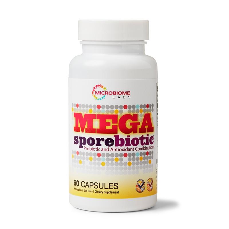 Mega Sporebiotic™ Probiotic Supplement - Supports Gut Health & Digestion - 60 Capsules - for Men & Women - Daily Immune & Digestive Support - Perfect for Travel, Stress & Antibiotic Recovery