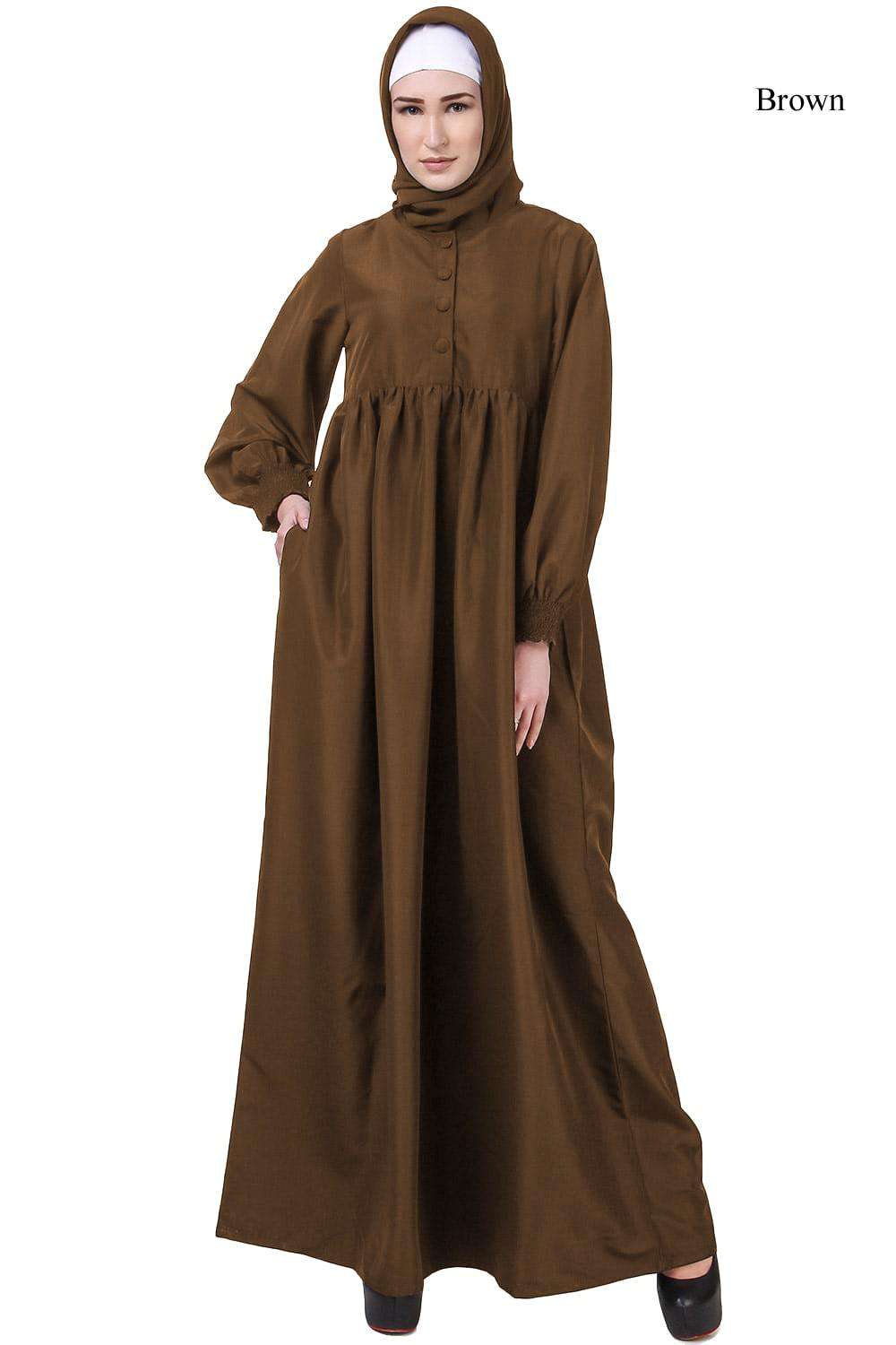Humaira Maternity Abaya - Modest Islamic Pregnancy Dress for Muslim Women - Perfect for Prayer, Special Occasions & Everyday Wear