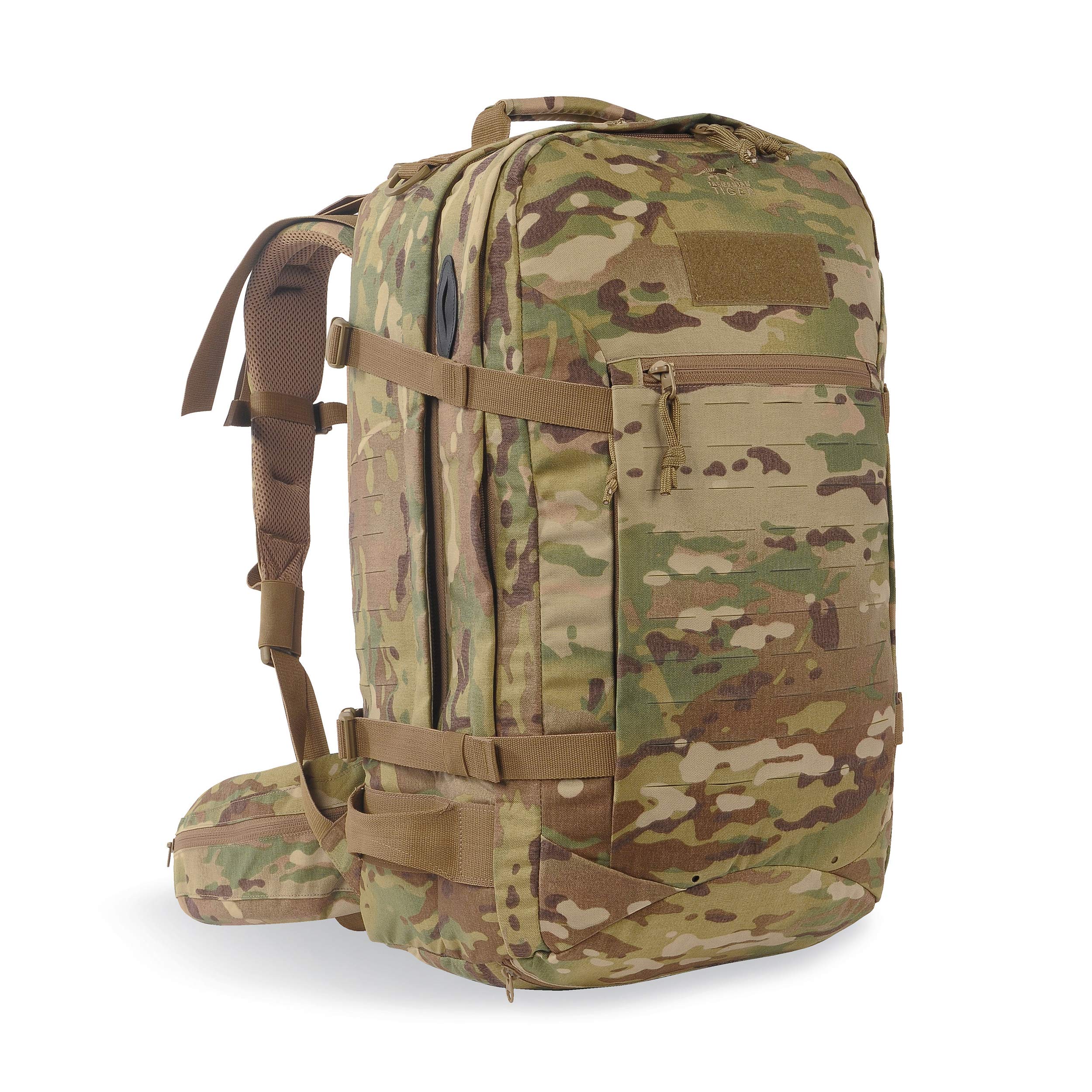 Tasmanian Tiger Mission Pack Mk II 37L Tactical Backpack - Military Grade Combat Backpack with Laser Cut MOLLE System & YKK RC Zippers (Multicam) - Perfect for Outdoor Adventures, Hiking, Airsoft & Military Operations