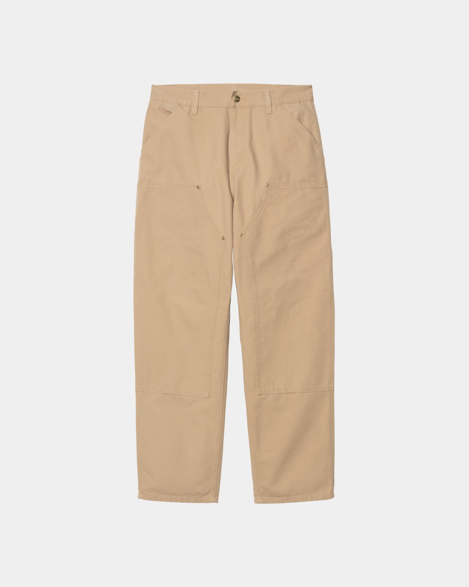 Dusty Hamilton Brown Double Knee Pants - Durable Work Pants for Men | Perfect for Construction, Carpentry & Outdoor Activities