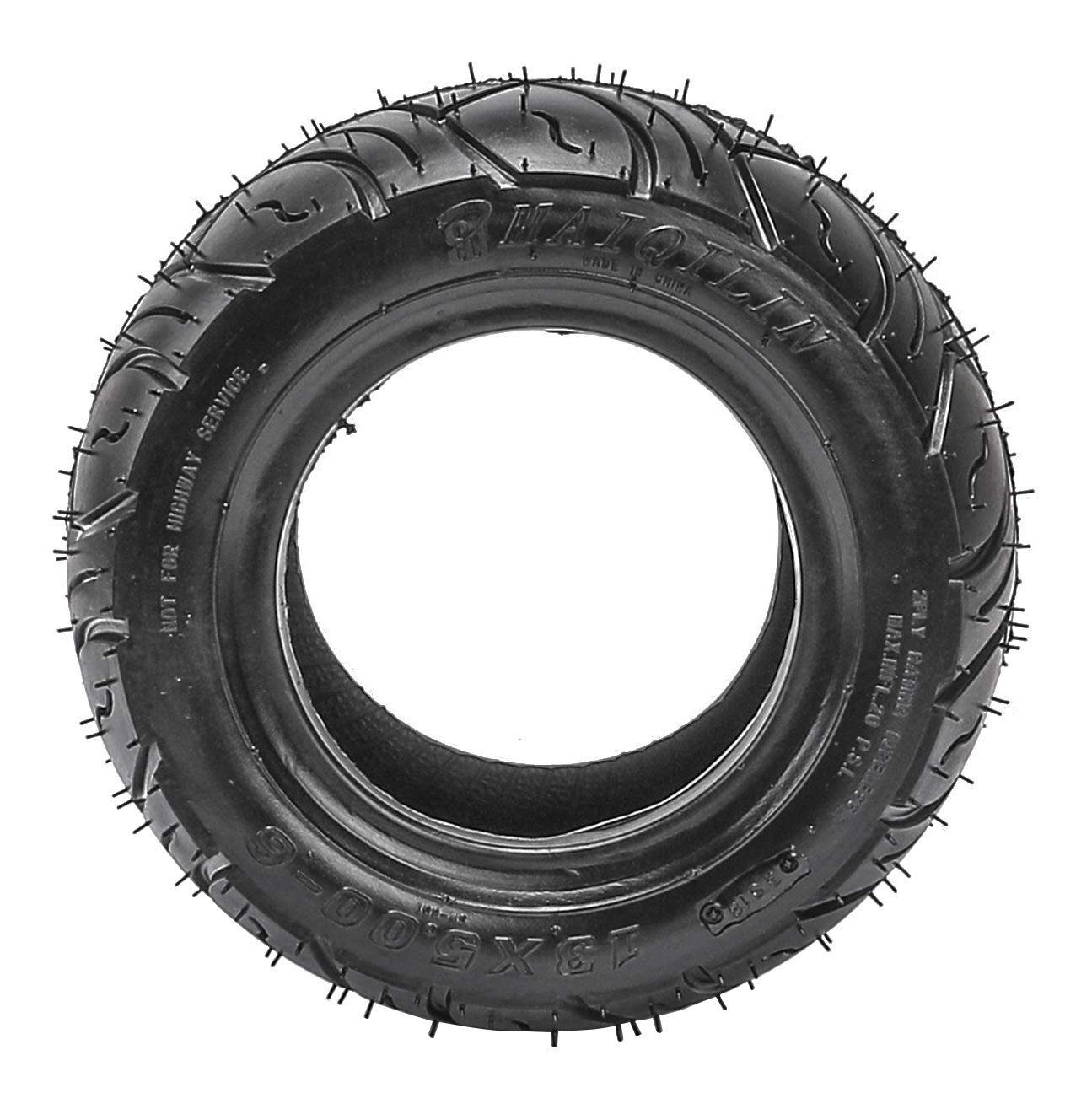 13x5-6 Tubeless ATV Tires - Heavy Duty All Terrain Tires for Go Kart, Quad Bike, Buggy & Golf Cart - Perfect for Off-Road, Lawn Mowing & Recreational Riding