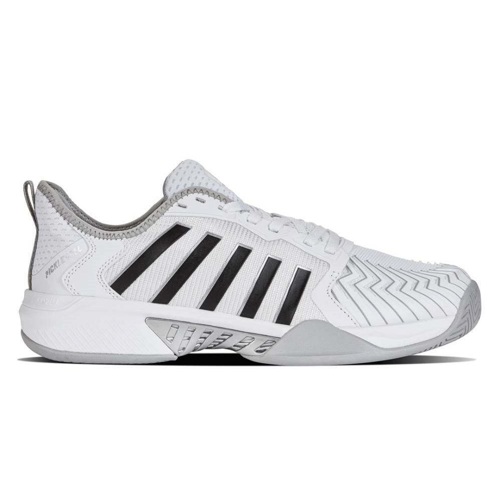 K Swiss Hypercourt Supreme Men's Pickleball Shoes - White/Black | Lightweight Tennis & Court Shoes for Men | Perfect for Pickleball, Tennis & Indoor Sports