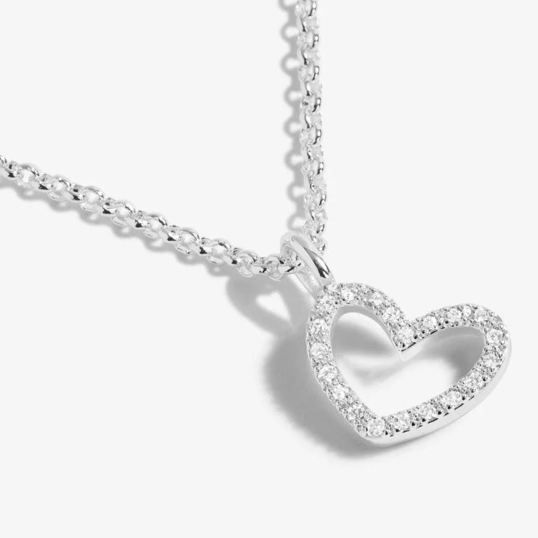 Joma Jewellery Necklace - A Little Fabulous Forty - Elegant 40th Birthday Gift for Women, Anniversary Present, Sterling Silver Pendant - Perfect for Special Occasions & Everyday Wear