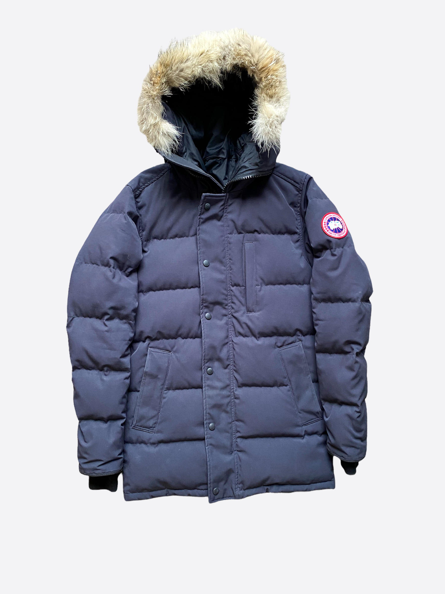Canada Goose Carson Men's Parka Jacket - Waterproof Winter Coat with Fur Trim Hood, Warm Down Insulation for Extreme Cold Weather - Perfect for Snowboarding, Skiing & Outdoor Adventures
