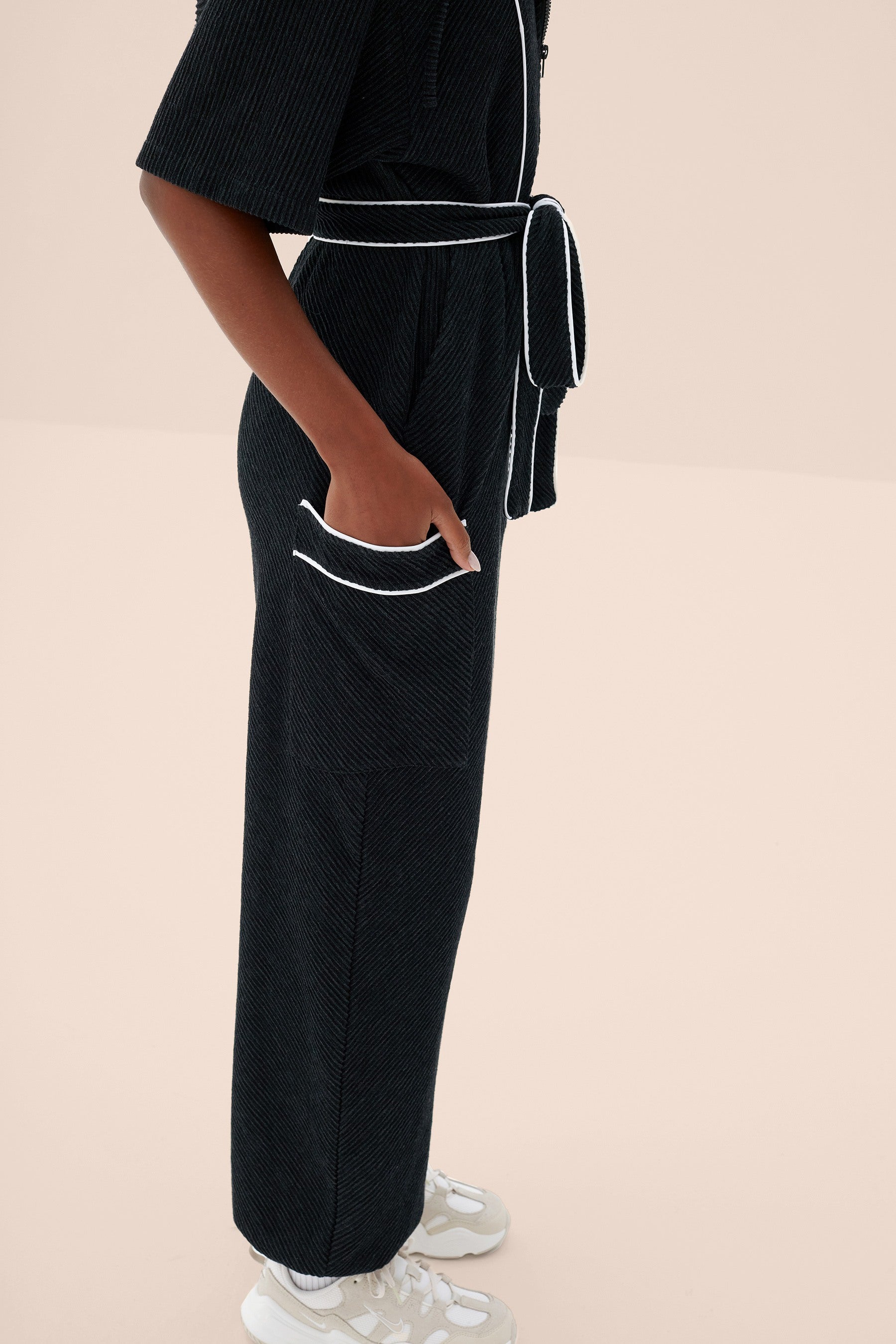 Stylish Bold P&B Jumpsuit for Women - Trendy One-Piece Romper for Casual Outings & Summer Fashion