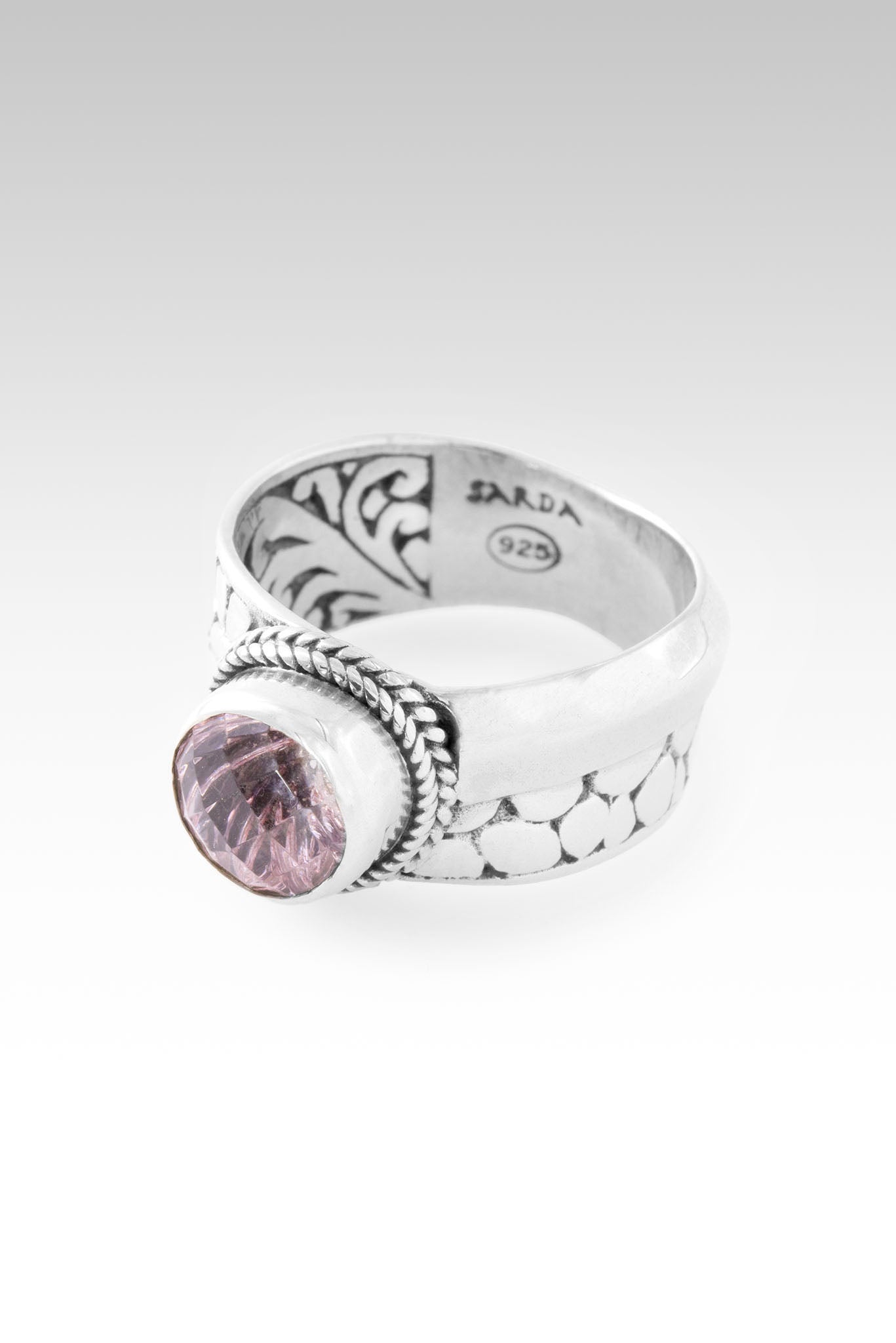 Blessings Persist Ring™ - Pink Cashmere™ Mystic Quartz Jewelry for Women | Elegant Spiritual Gift for Healing, Meditation & Special Occasions