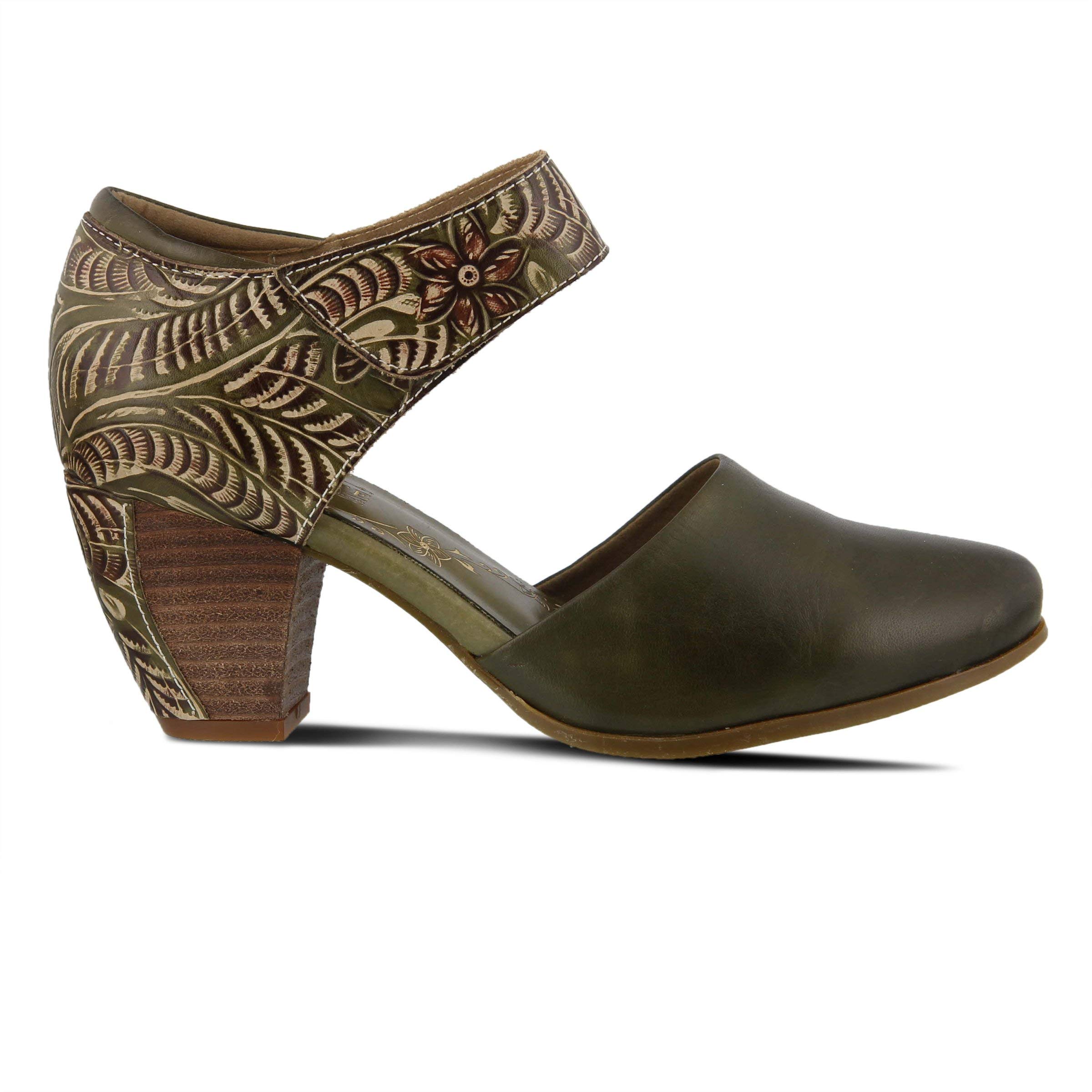 Spring Step L'Artiste Women's Comfortable Toolie Pump - Stylish Low Heel Dress Shoes for Work, Office & Special Occasions