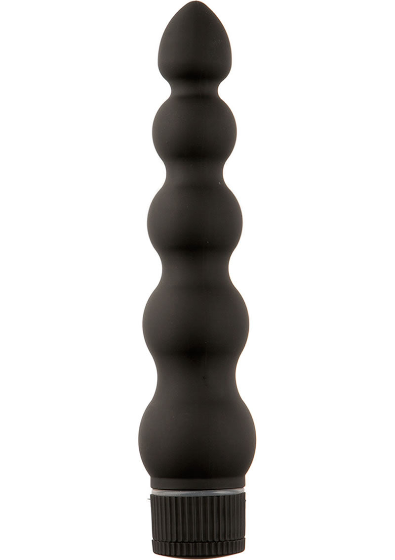 Black Magic Ribbed Waterproof Vibrator 7 Inch - Powerful Adult Toy for Couples & Solo Play - Waterproof Design for Shower & Bath Use