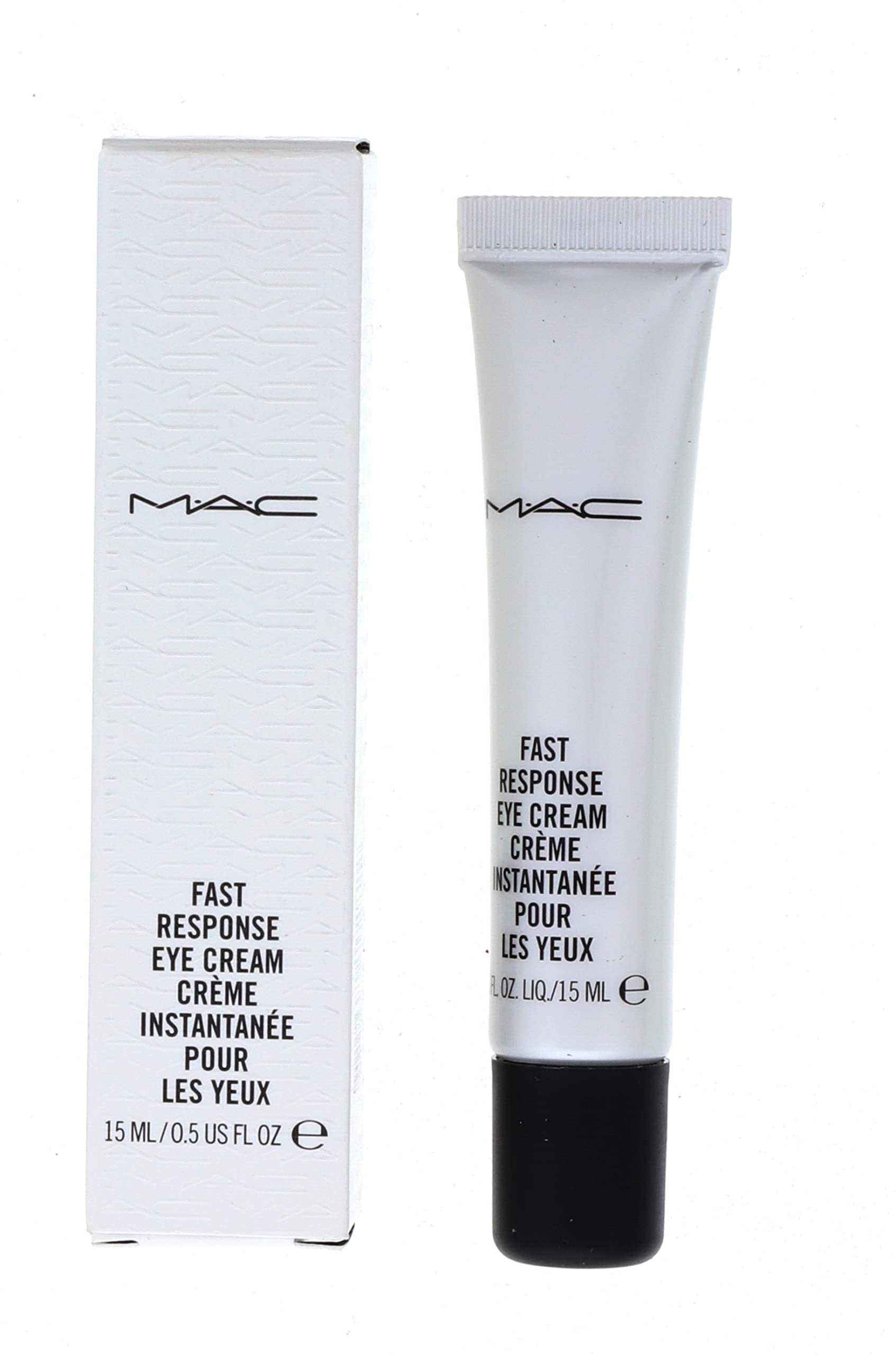 MAC Fast Response Eye Cream - Dark Circle & Puffiness Reduction, 0.5 oz | Hydrating & Brightening Under Eye Treatment | Perfect for Morning & Night Skincare Routine