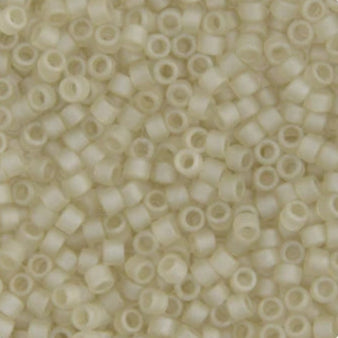 11/0 Delica Bead #0383 Matte Pale Beige Glazed 5.2g - Perfect for Jewelry Making, Beading Projects, and DIY Crafts