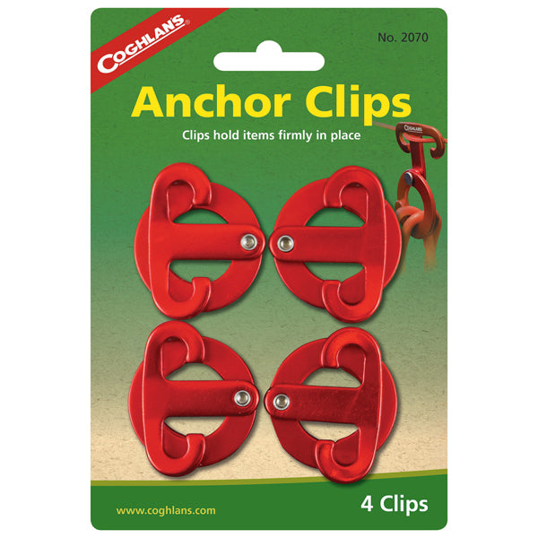 Heavy Duty Anchor Clips 4 Pack - Secure Hanging Hooks for Wall Decor, Pictures & Shelves - Perfect for Home & Office Organization