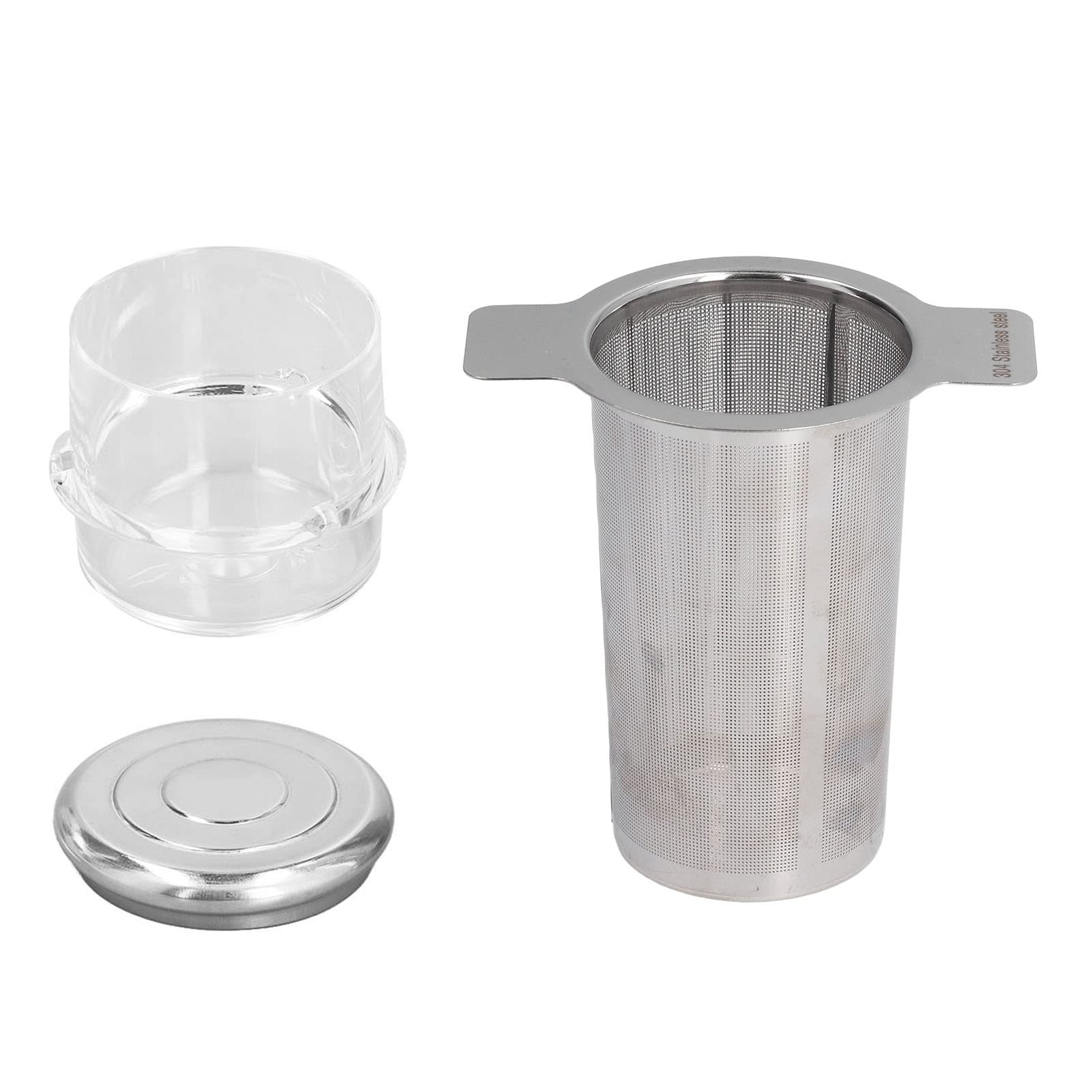 Premium Stainless Steel Blender Lid with Detachable Tea Strainer - Easy Installation for Smoothies, Juices & Tea - Perfect for Home & Kitchen Use