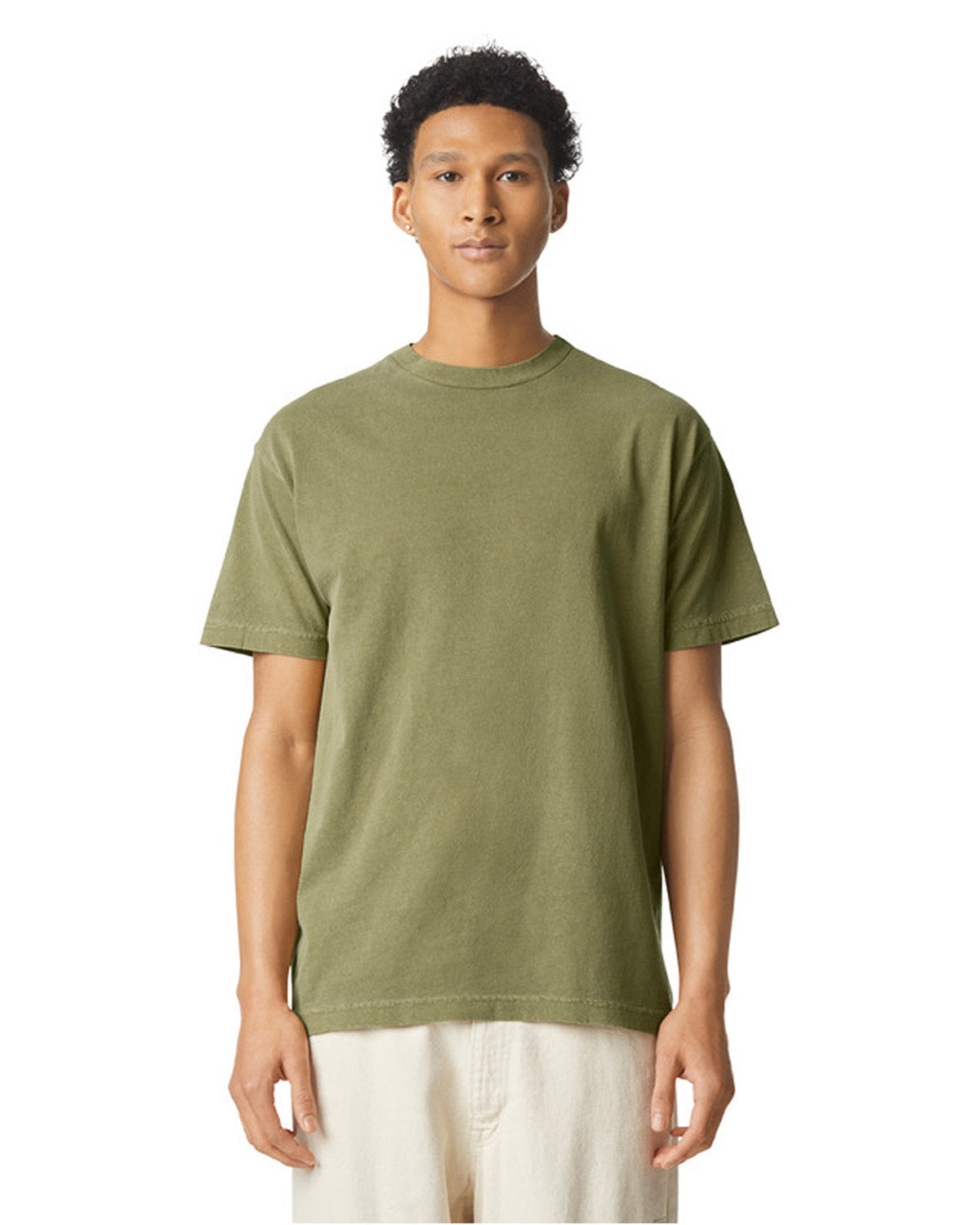 American Apparel 1301GD Unisex Garment Dyed T-Shirt | Soft Cotton Crewneck Tee for Men & Women | Perfect for Casual Wear, Layering & Everyday Outfits
