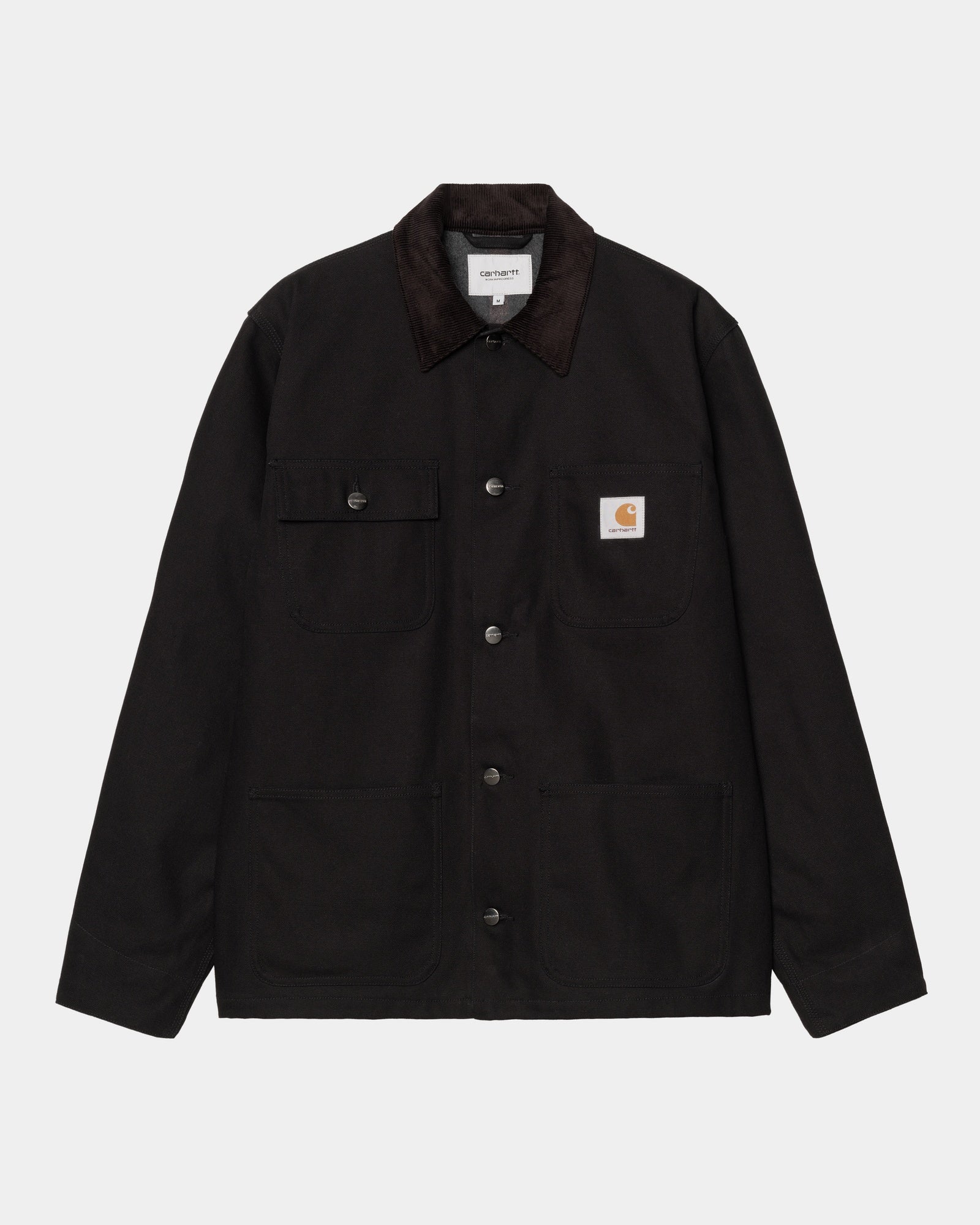 Michigan Chore Coat for Winter - Heavy Duty Black Denim Jacket | Workwear, Outdoor Activities & Cold Weather Protection