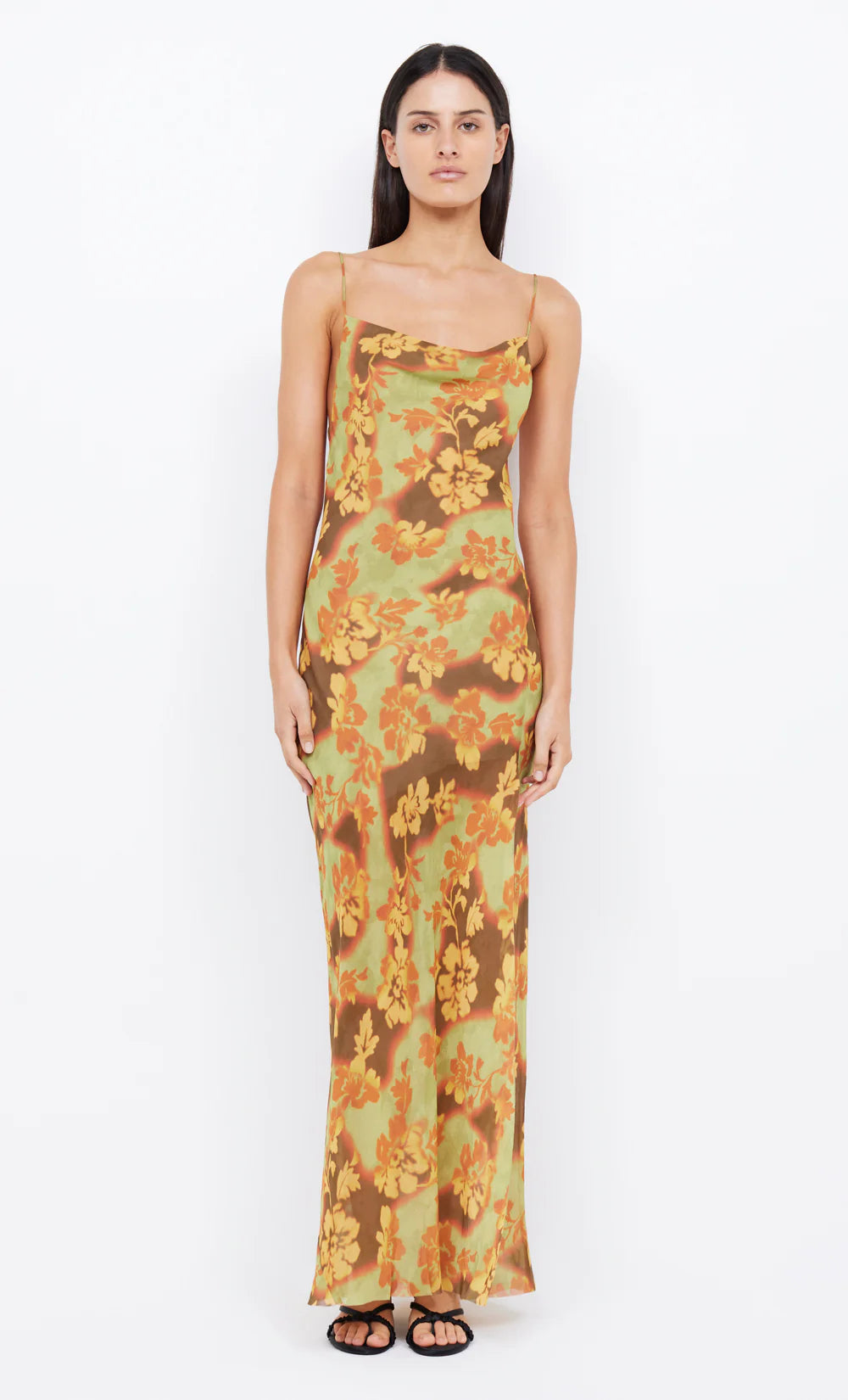 DREW SPLIT MAXI DRESS - Women's Elegant Long Flowy Summer Dress with Side Slits | Perfect for Beach Vacations, Date Nights & Casual Outings