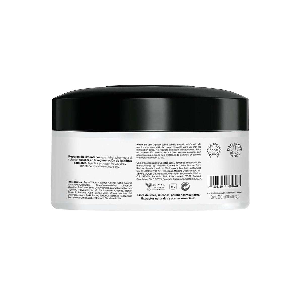 Revlon Coconut Oil & Shea Butter Hair Mask - Deep Conditioning Treatment for Dry, Damaged Hair - At-Home Spa & Salon Quality Hair Care