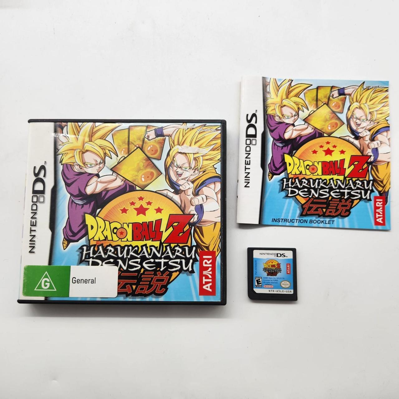 Dragon Ball Z Harukanaru Densetsu - Nintendo DS Game with Manual - Authentic Anime Fighting RPG for Kids & Adults - Perfect for Travel & Collectors