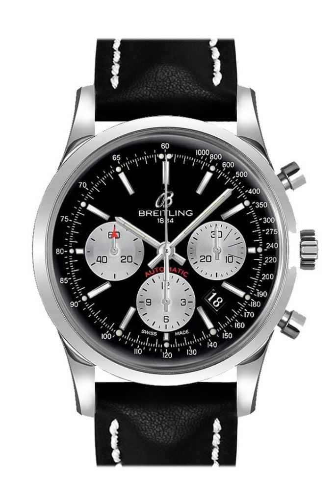 Breitling Transocean Chronograph Men's Watch AB015212/BF26 435X - Luxury Automatic Chronometer for Business, Travel & Formal Occasions