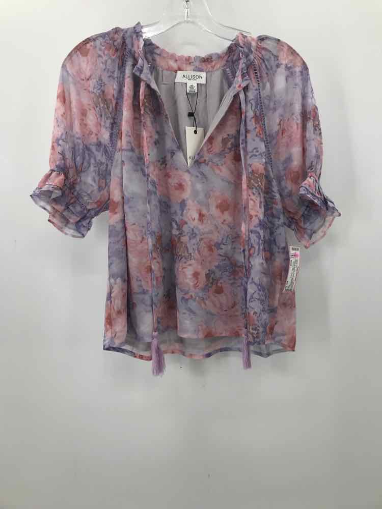 Vintage Allison New York Purple Blouse Size Small - Elegant & Stylish Women's Top for Work, Parties & Casual Wear