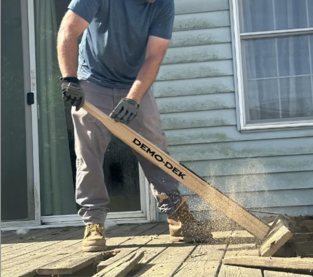 Demo-Dek Deck Removal Tool - Heavy Duty Deck Demolition Tool for Wood & Composite Decks | Perfect for DIY Home Renovation & Professional Contractors