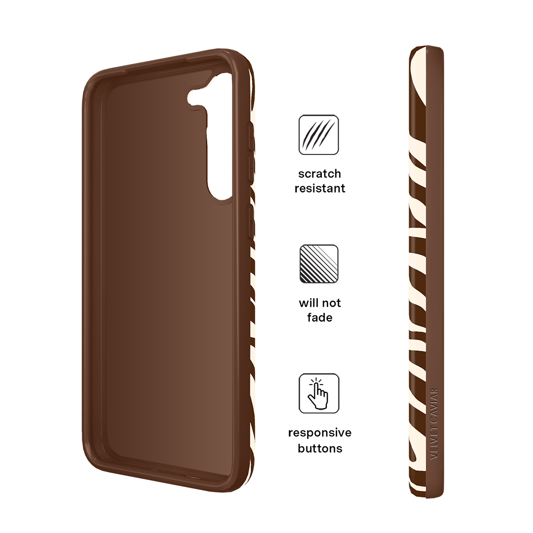 Samsung Galaxy Phone Case with Coco Zebra Design - Stylish & Protective Cover for Everyday Use, Travel, and Work