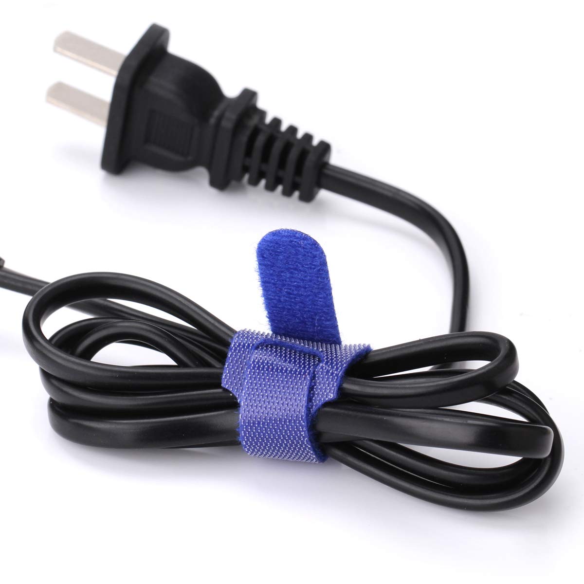 Reusable 6-Inch Multi-Purpose Cable Ties | Microfiber Fastening Straps for Headphones, Phones, Electronics & PC Wire Management (5 Colors) | Perfect for Home Office, Travel & DIY Organization