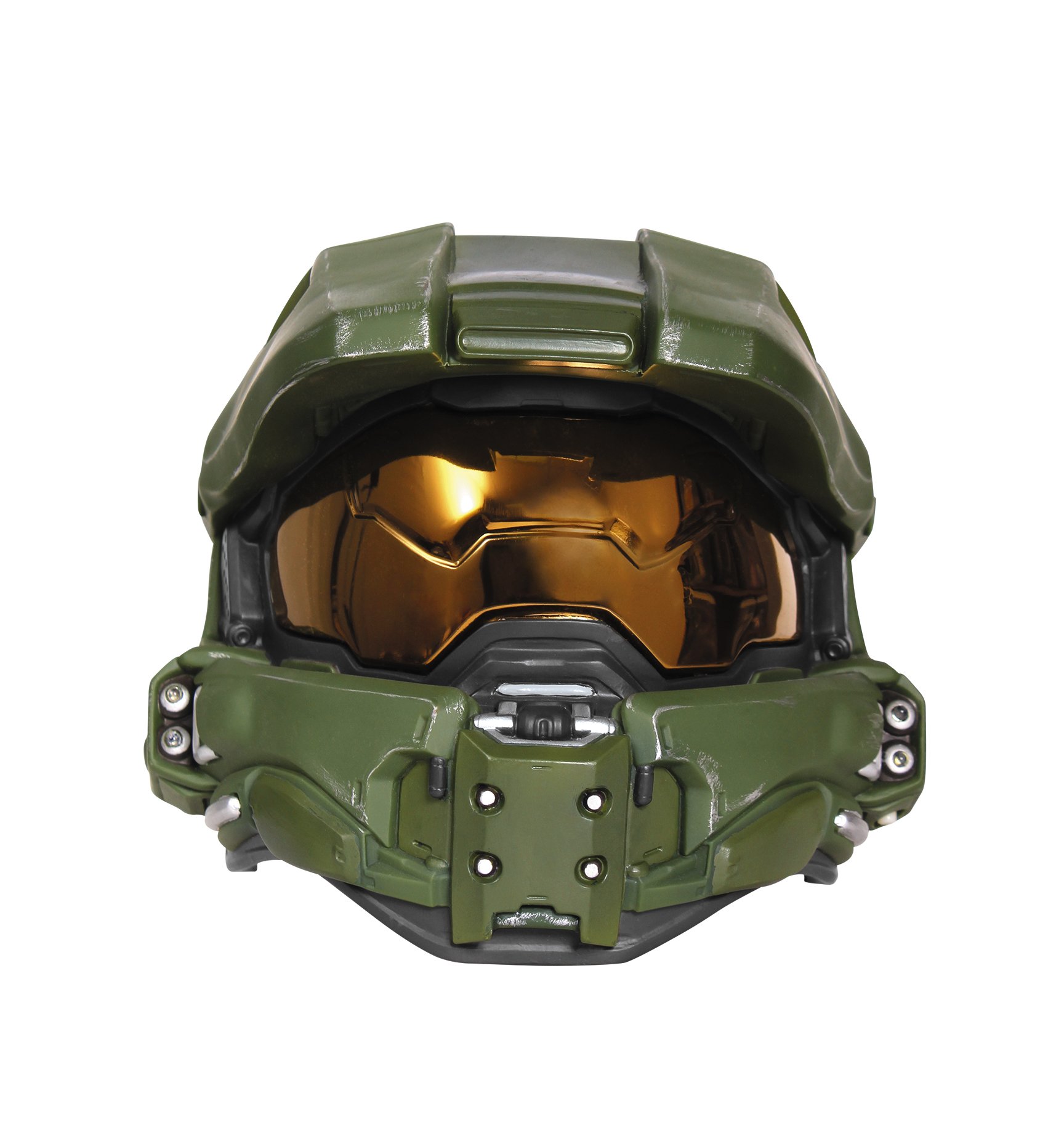 Halo Master Chief Light-Up Boys' Helmet - Green LED Costume Helmet for Kids | Perfect for Halloween, Cosplay & Video Game Parties
