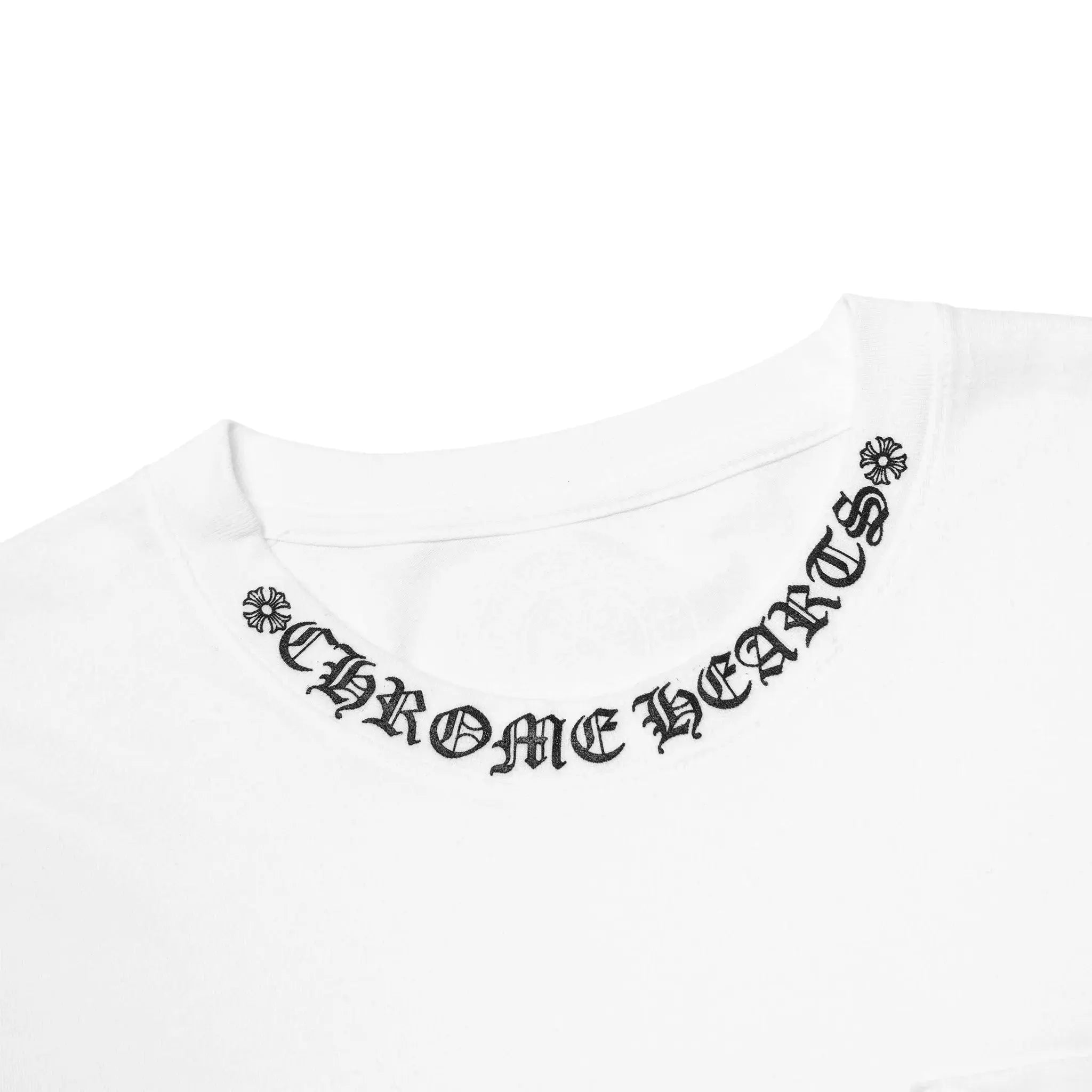 Chrome Hearts Logo Long Sleeve White T-Shirt for Men & Women - Stylish Streetwear for Casual Outfits & Everyday Wear