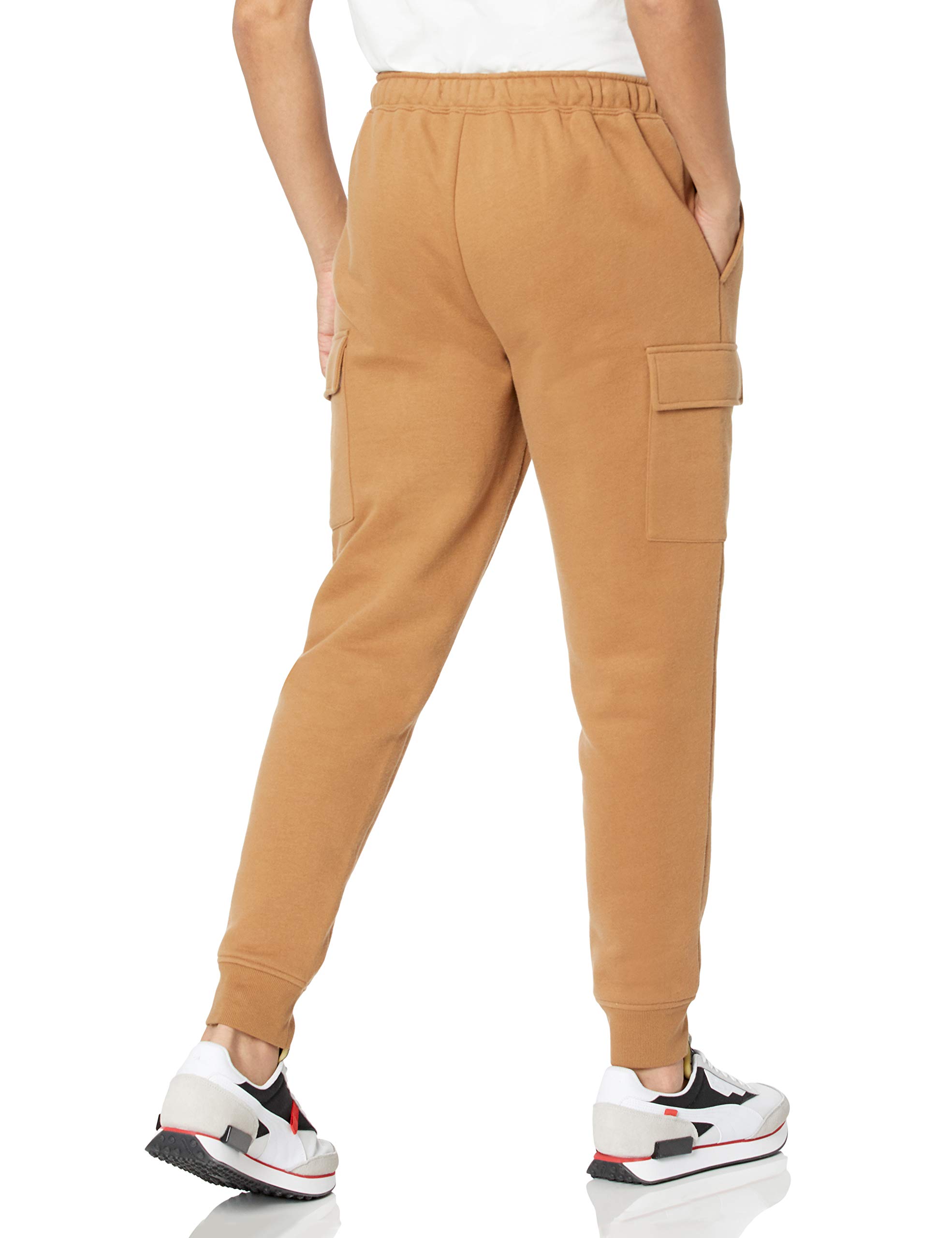 Amazon Essentials Men's Fleece Cargo Jogger Sweatpants - Comfortable Casual Workout Pants for Gym, Lounge & Outdoor Activities