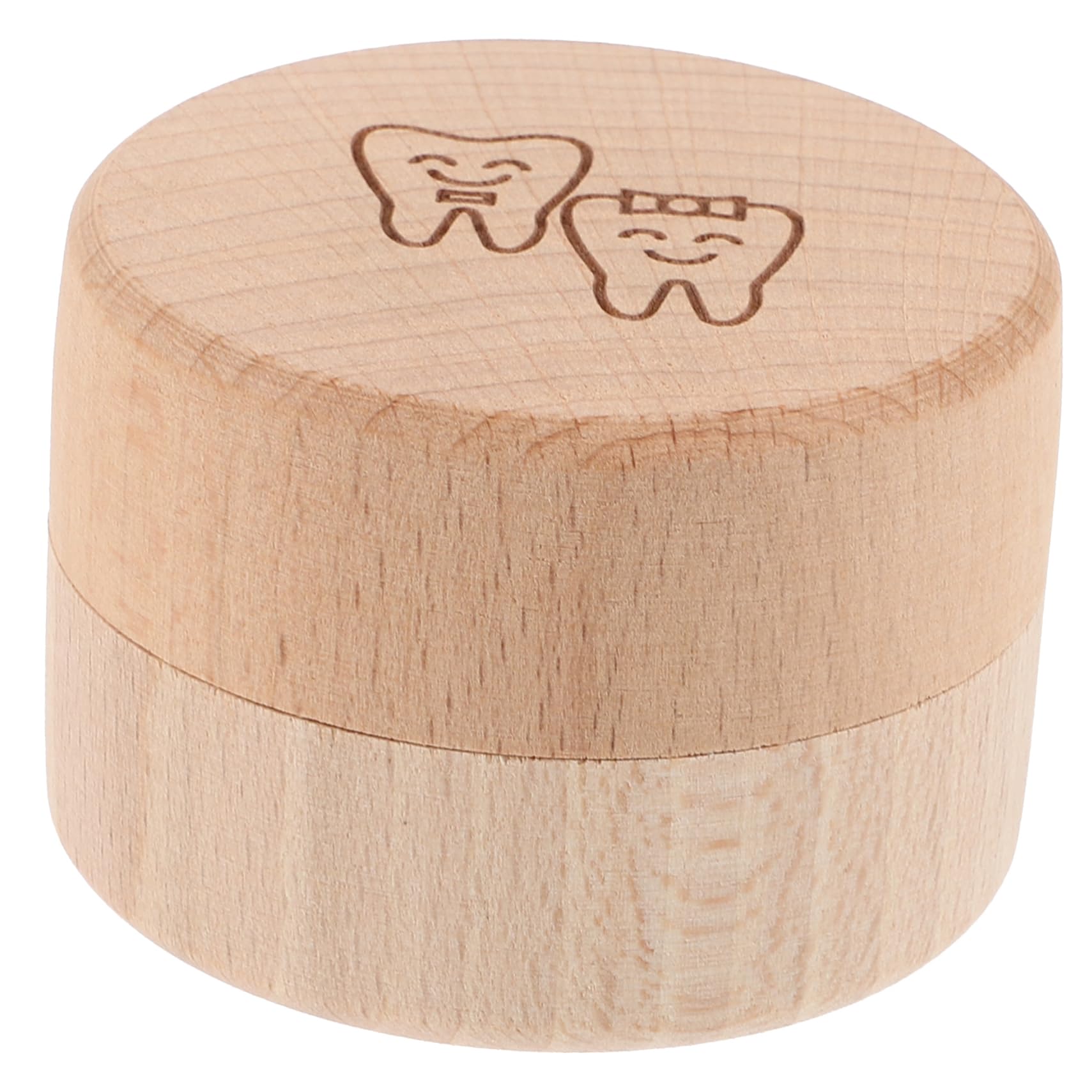 Yardenfun 2-Piece Wooden Tooth Holder Box for Kids - First Tooth Keepsake Collector | Perfect for Baby Teeth Storage & Memory Preservation