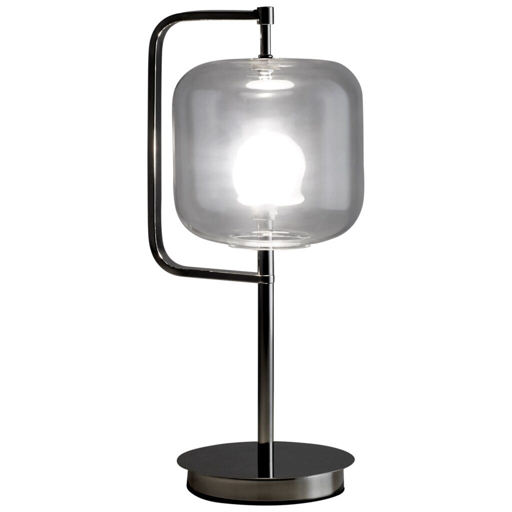 Cyan Design 10557 Isotope Table Lamp in Polished Nickel - Modern Lighting for Living Room, Bedroom & Office Decor