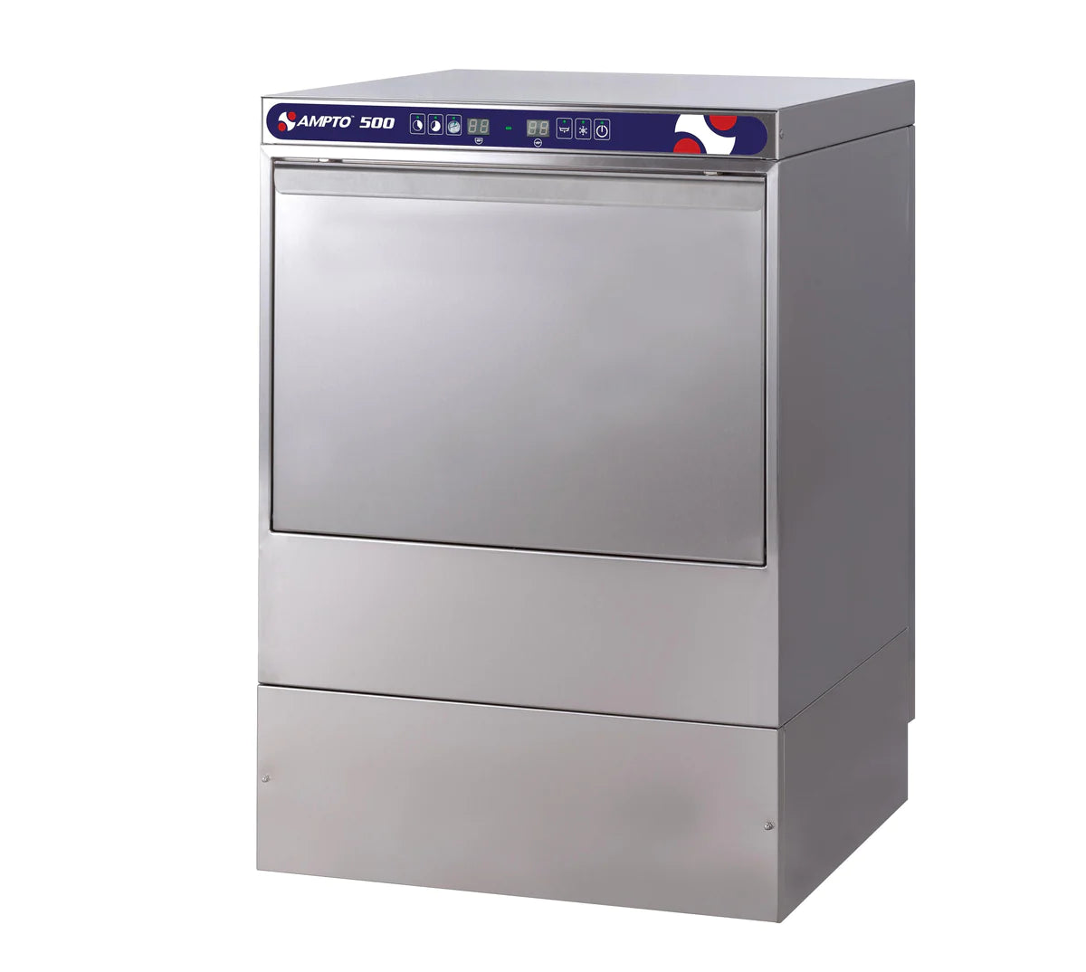 AMDTO Undercounter Dishwasher - Front Load Door Type, 23 5/8 Inch Width, 20/30/60 Racks per Hour Capacity, High Temperature Sanitizing for Restaurants, Cafes & Commercial Kitchens